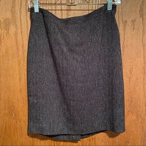 Loft Brown Pencil Skirt